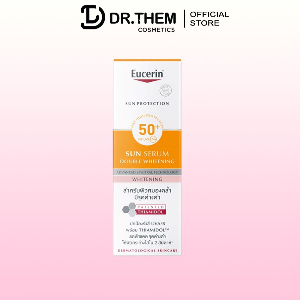 Kem Chống Nắng Trắng Da Eucerin Sun Serum Double Whitening SPF 50+ [50ml]