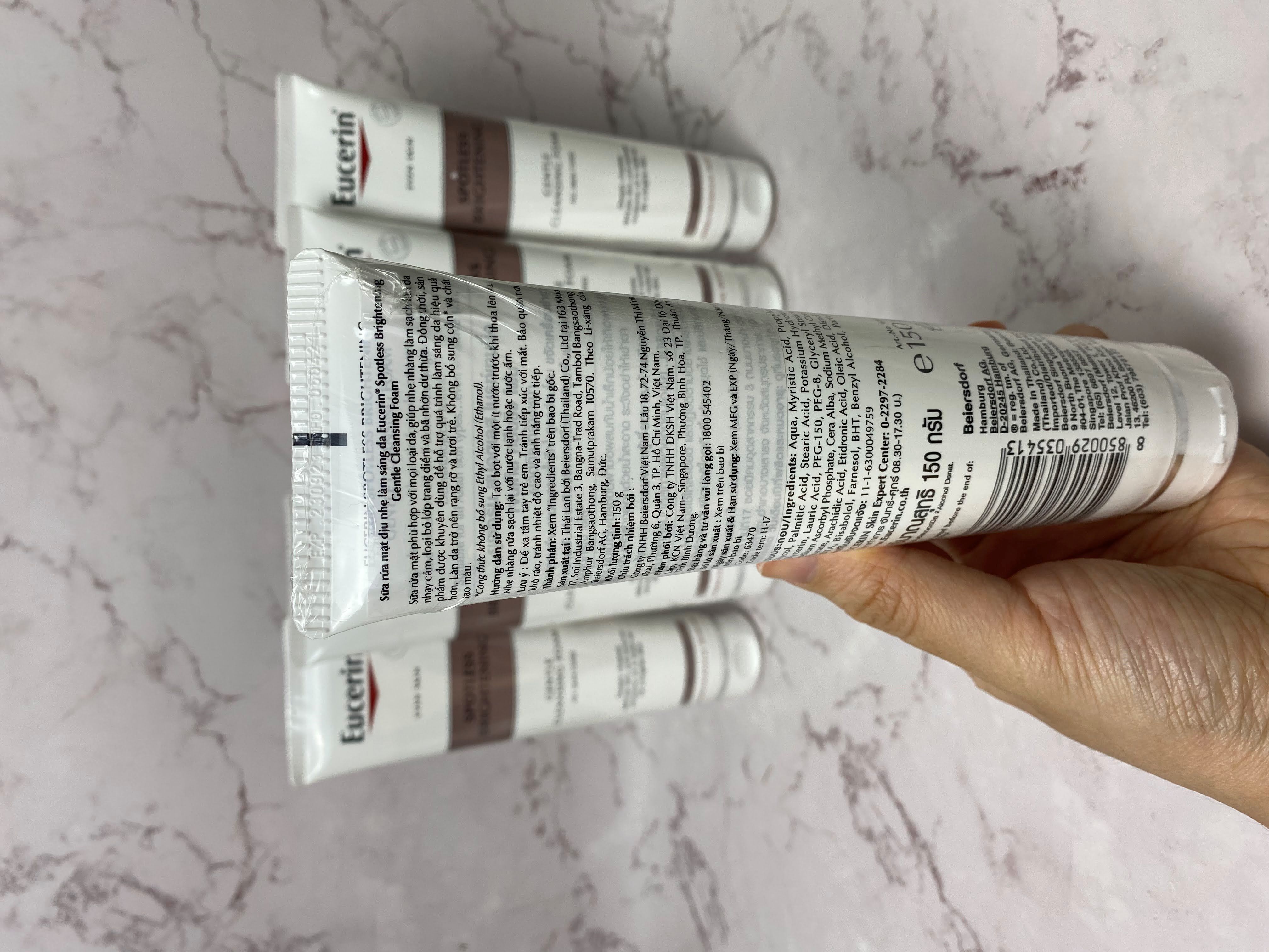 Sữa Rửa Mặt Trắng Da Eucerin Spotless Brightening Gentle Cleasing Foam [150g]