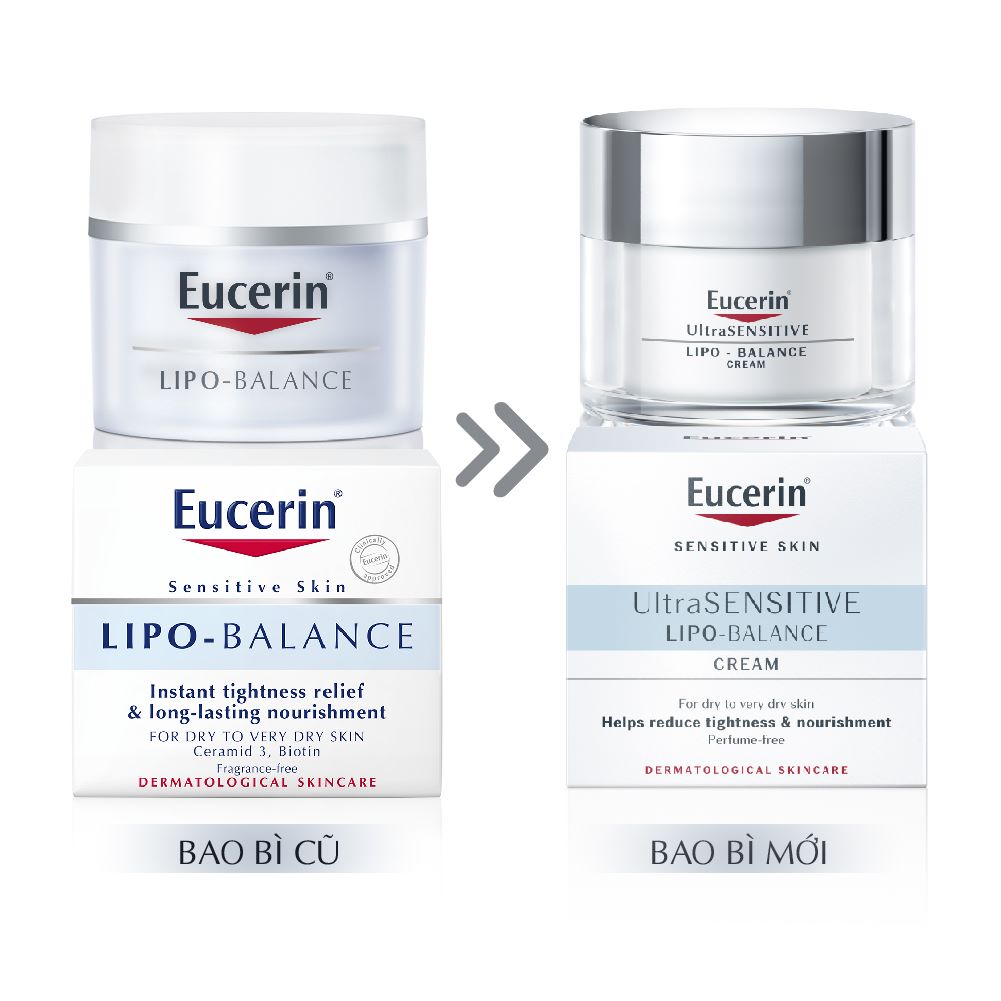 Kem Dưỡng Ẩm Chuyên Cho Da Khô Eucerin Lipo Balance [50ml]