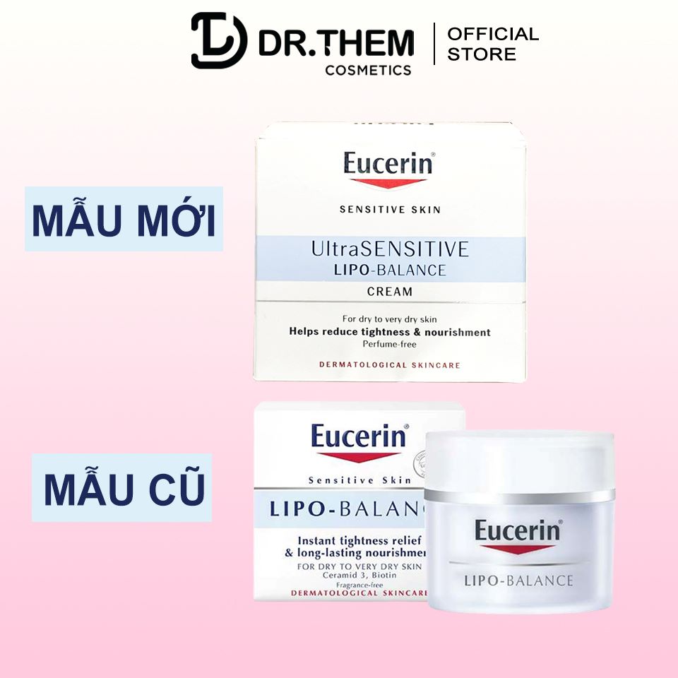 Kem Dưỡng Ẩm Chuyên Cho Da Khô Eucerin Lipo Balance [50ml]