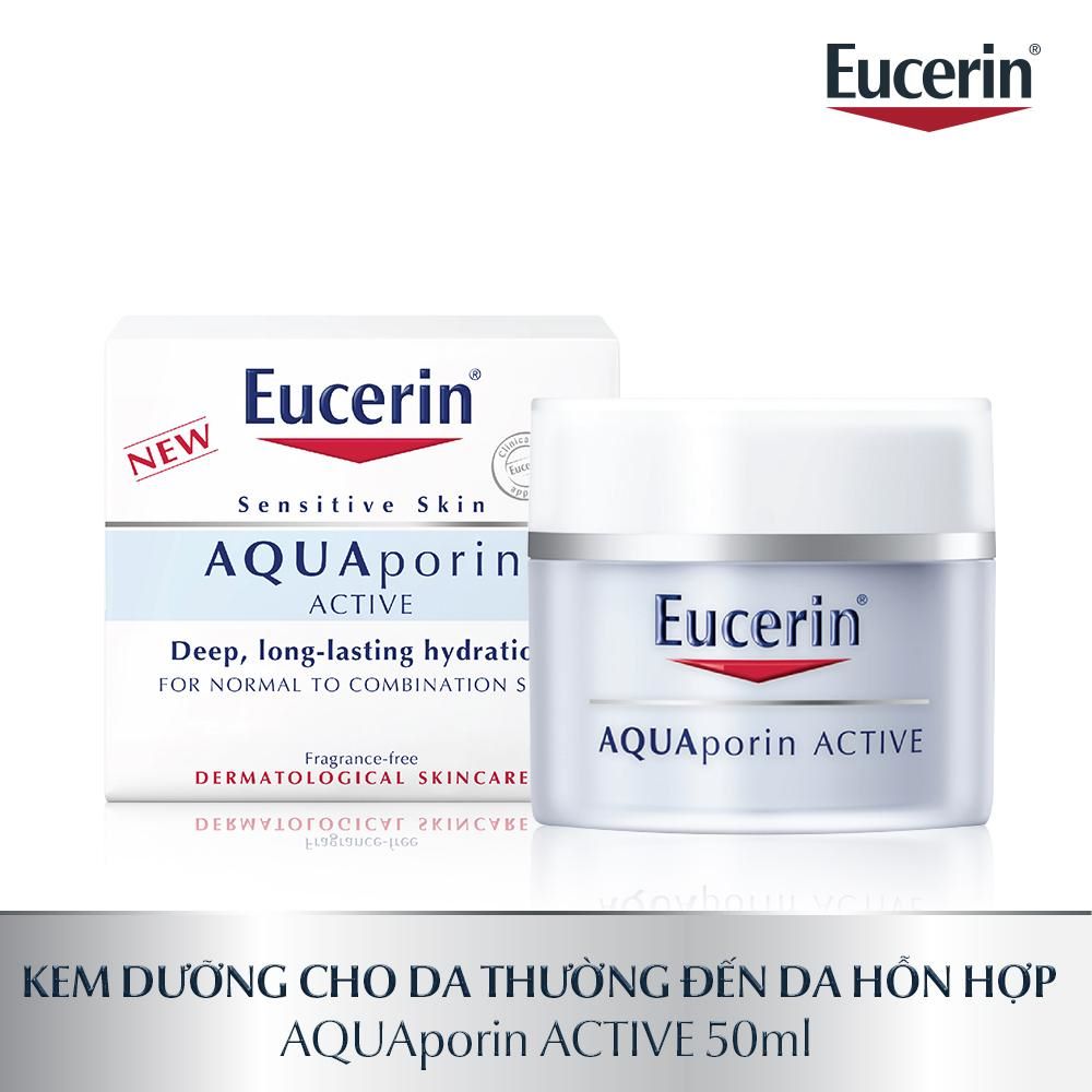 Kem Dưỡng Ẩm Dịu Nhẹ Eucerin Aquaporin Active [50ml]