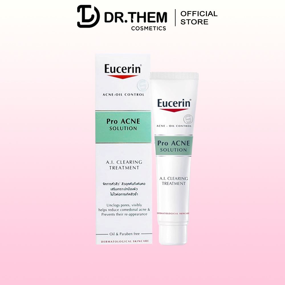 Kem Trị Mụn Eucerin ProAcne AI Clearing Treatment [40ml]