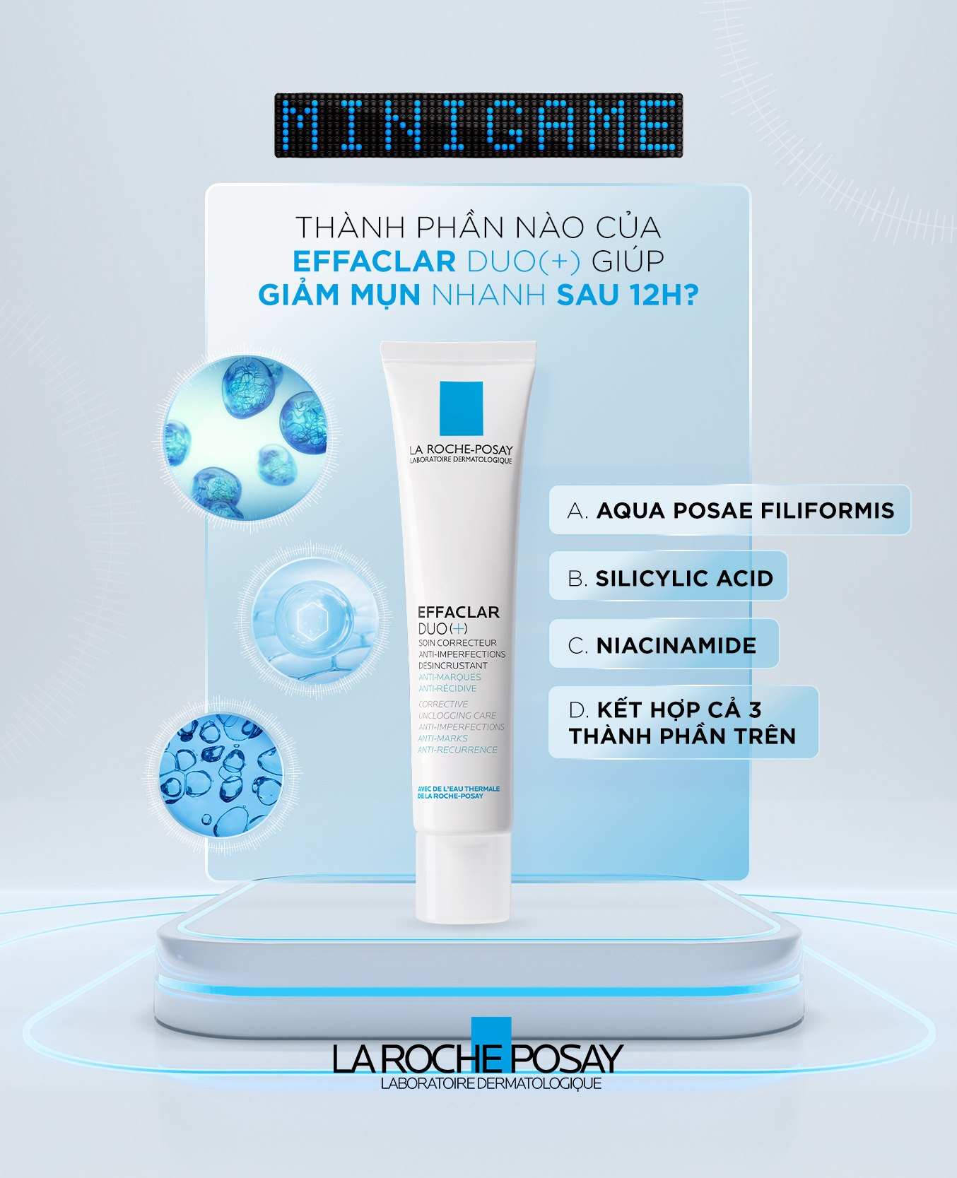 Kem Dưỡng La Roche Posay Effaclar Duo+ [40ml]