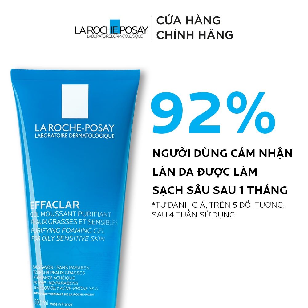 Sữa Rửa Mặt Dành Cho Da Dầu La Roche - Posay Effaclar [50ml - 200ml - 400ml]