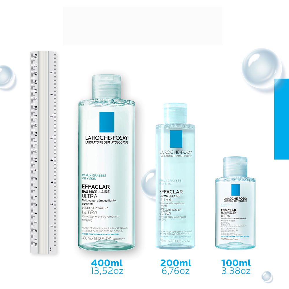 Nước Tẩy Trang Da Dầu MụnLa Roche-Posay Effaclar Micellar Water Ultra Oily Skin[50ml - 200ml - 400ml]