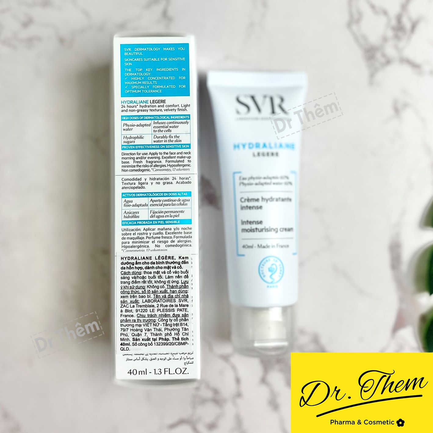 Kem Dưỡng Ẩm SVR Cho Da Thường Đến Da Hỗn Hợp Hydraliane Legere [40ml]