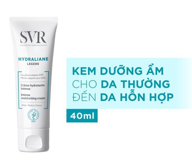 Kem Dưỡng Ẩm SVR Cho Da Thường Đến Da Hỗn Hợp Hydraliane Legere [40ml]