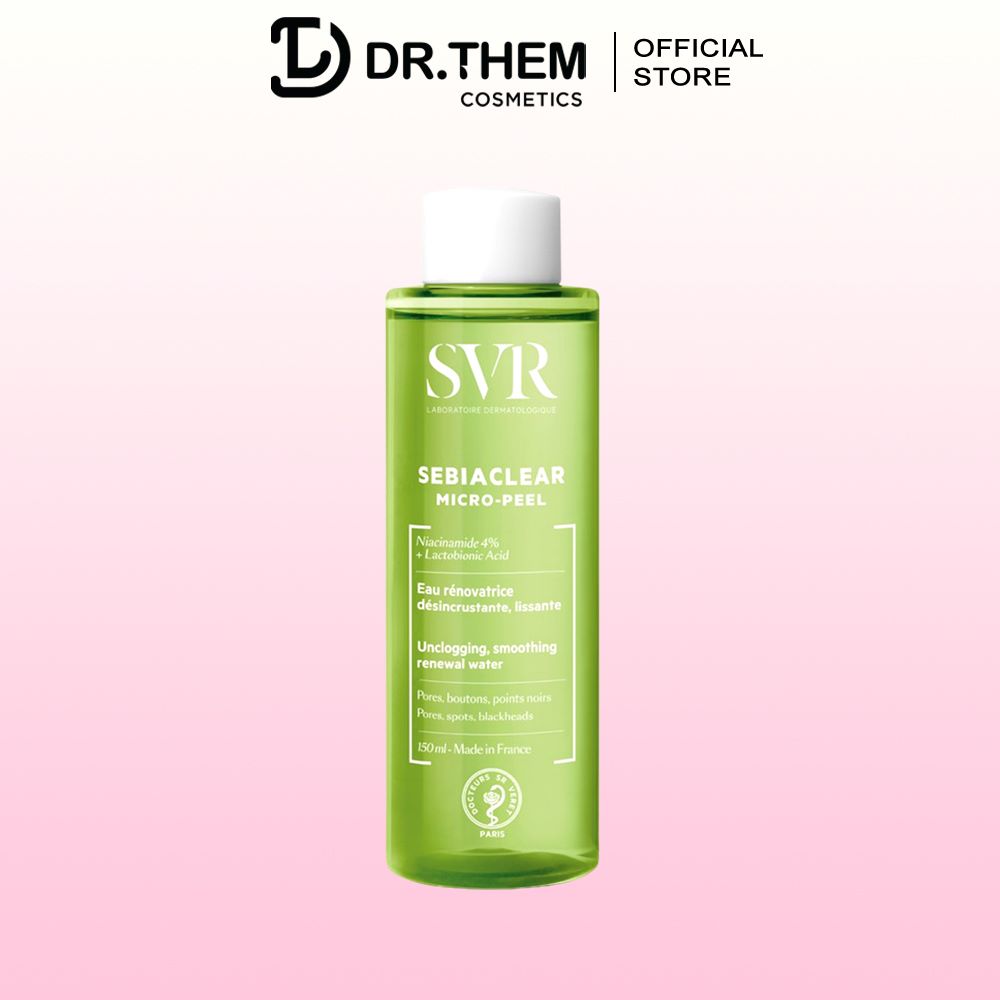 Nước Hoa Hồng SVR Sebiaclear Micro Peel Toner [150ml]