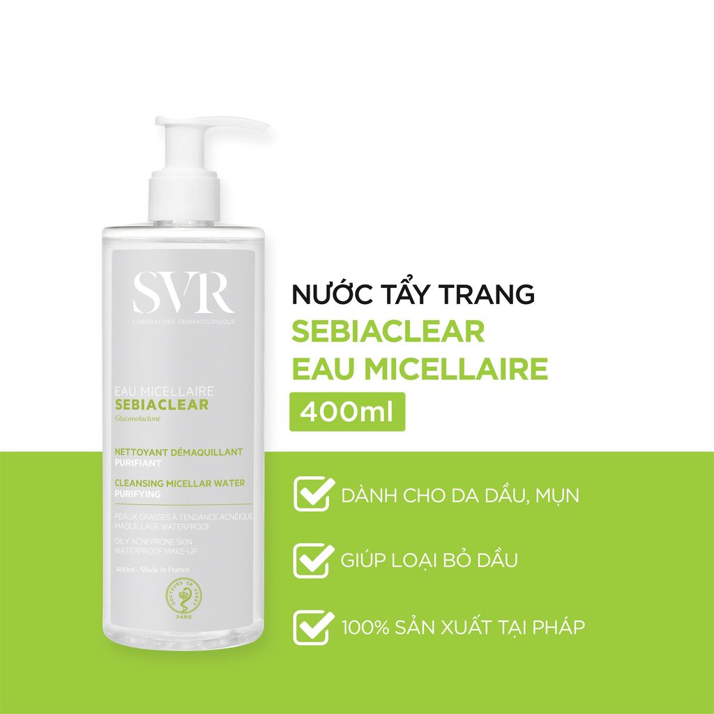 Nước Tẩy Trang SVR Sebiaclear Eau Micellaire [75ml-400ml]