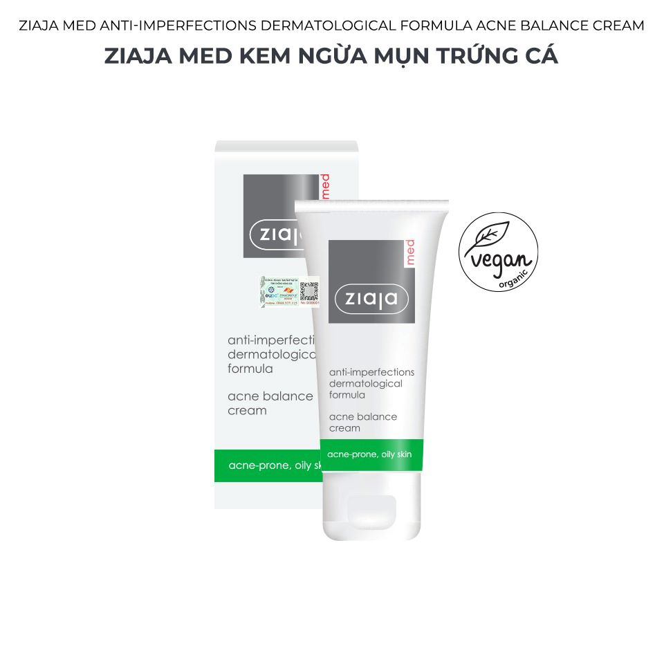 Kem Ngừa Mẩn Đỏ Ziaja [50ml]