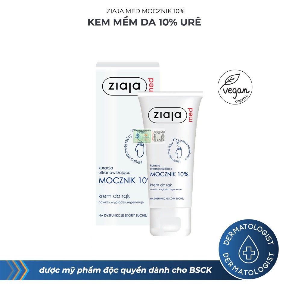 Kem Dưỡng Mềm Da 10% Ure Ziaja [100g]