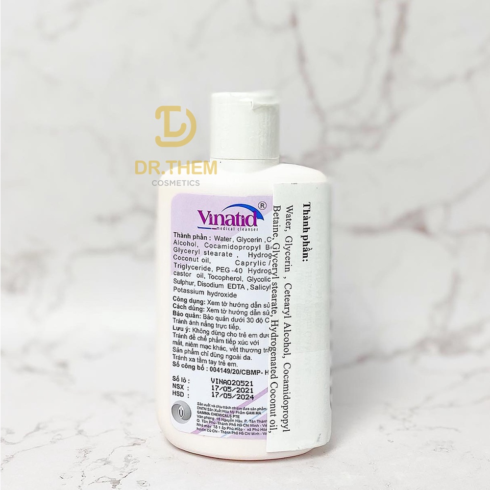 Sữa Rửa Mặt Tắm Gội VINATID GSV [150ml]