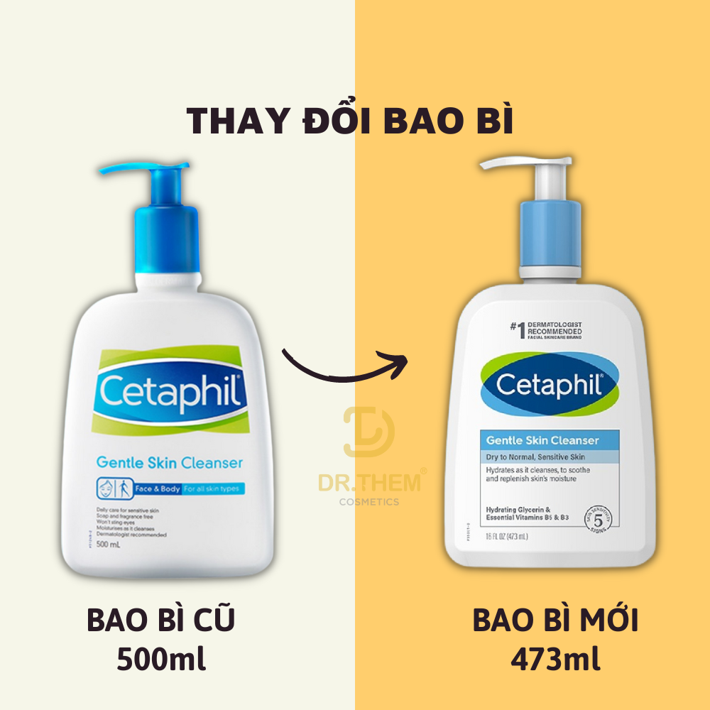 Sữa rửa mặt Cetaphil Gentle Skin Cleanser [125ml-250ml-500ml]