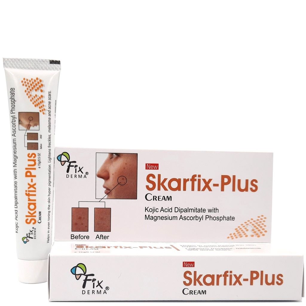 Kem Dưỡng Da, Giảm Thâm, Nám, Sáng Da, Mờ Sẹo, Da Mụn - Fixderma Skarfix Plus [15g]