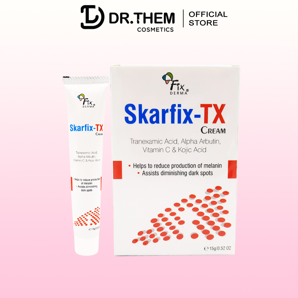 Kem Giảm Thâm, Nám, Tàn Nhang, Đốm Đen - Fixderma Skarfix-Tx Cream 15G