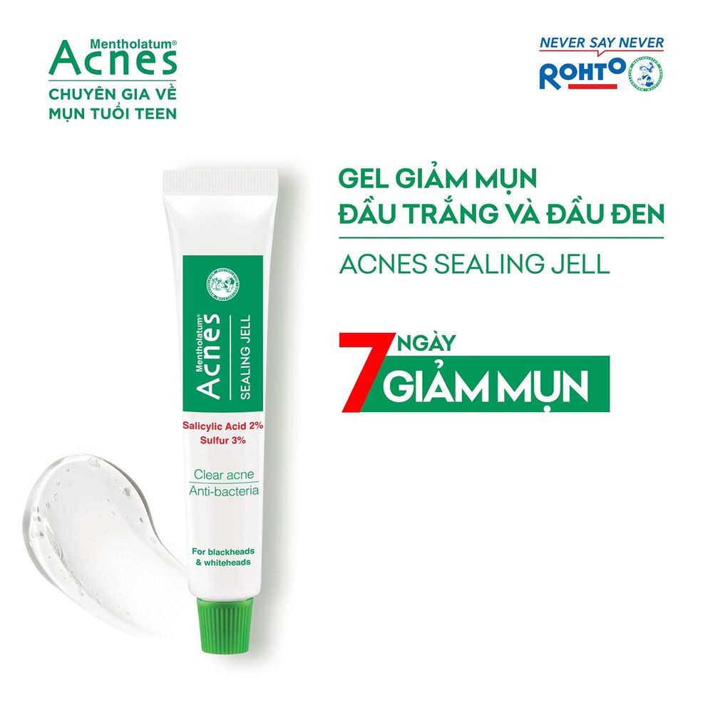 Gel Giảm Mụn Đầu Trắng Và Mụn Đầu Đen Acnes Sealing Jell Rohto (18g)