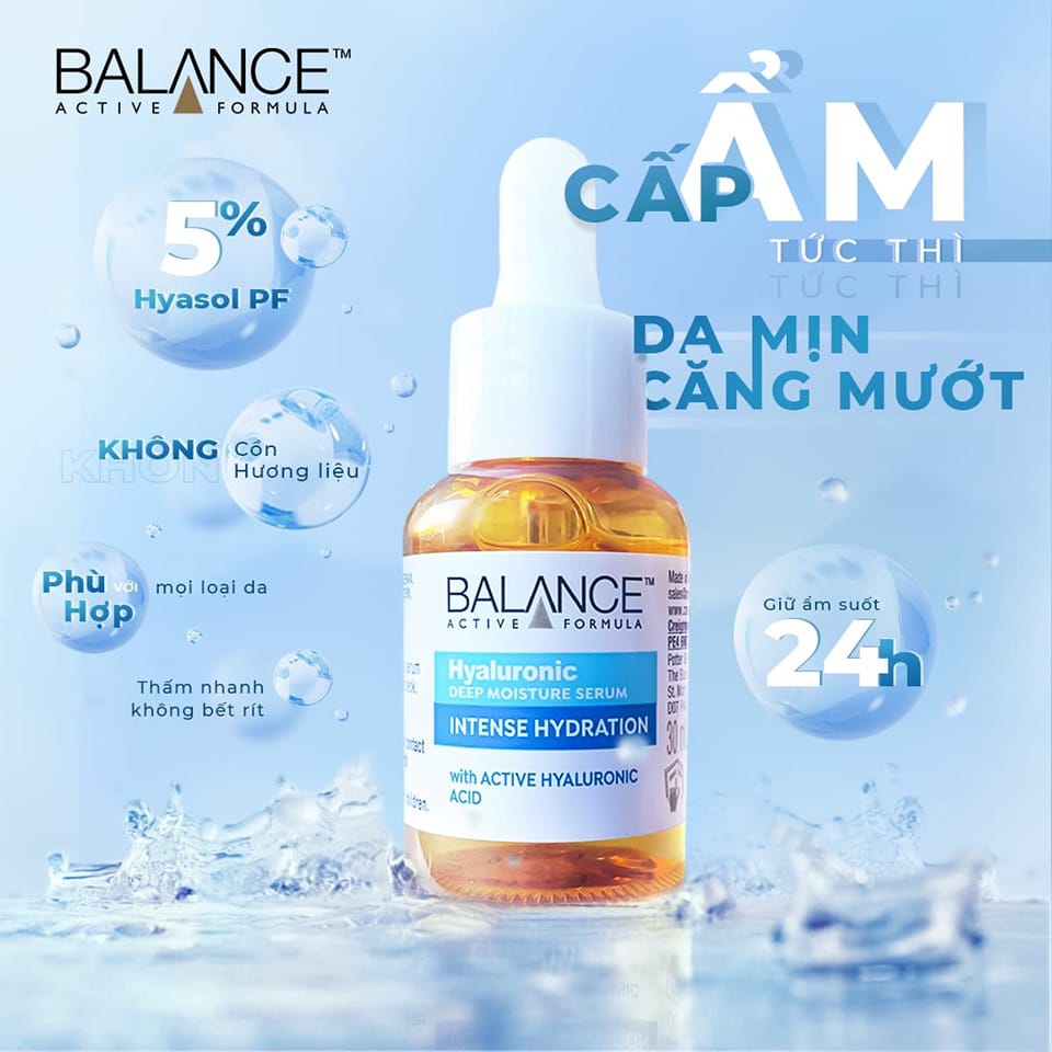 Serum Cấp Nước Dưỡng Ẩm Da Balance Active Formula 30ml