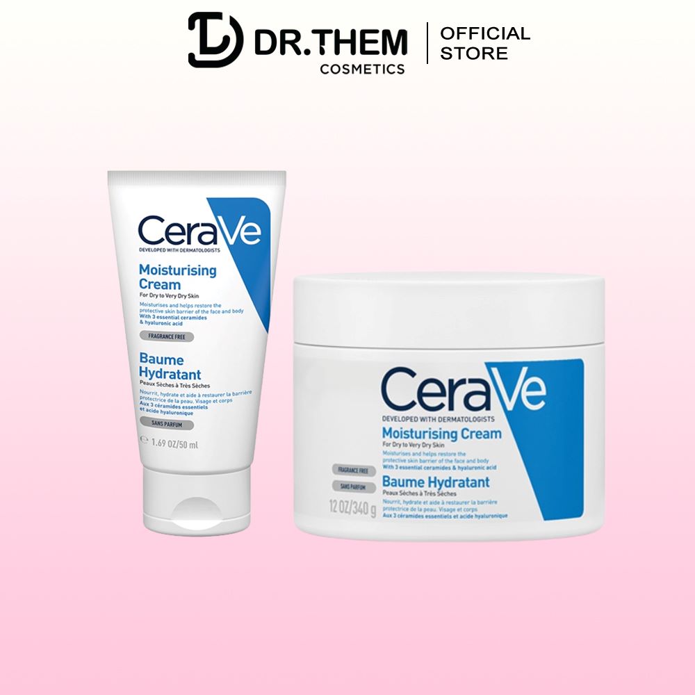 Kem Dưỡng Ẩm Cerave Dành Cho Da Khô Cerave Moisturizing Cream 50ml - 340g - 454g