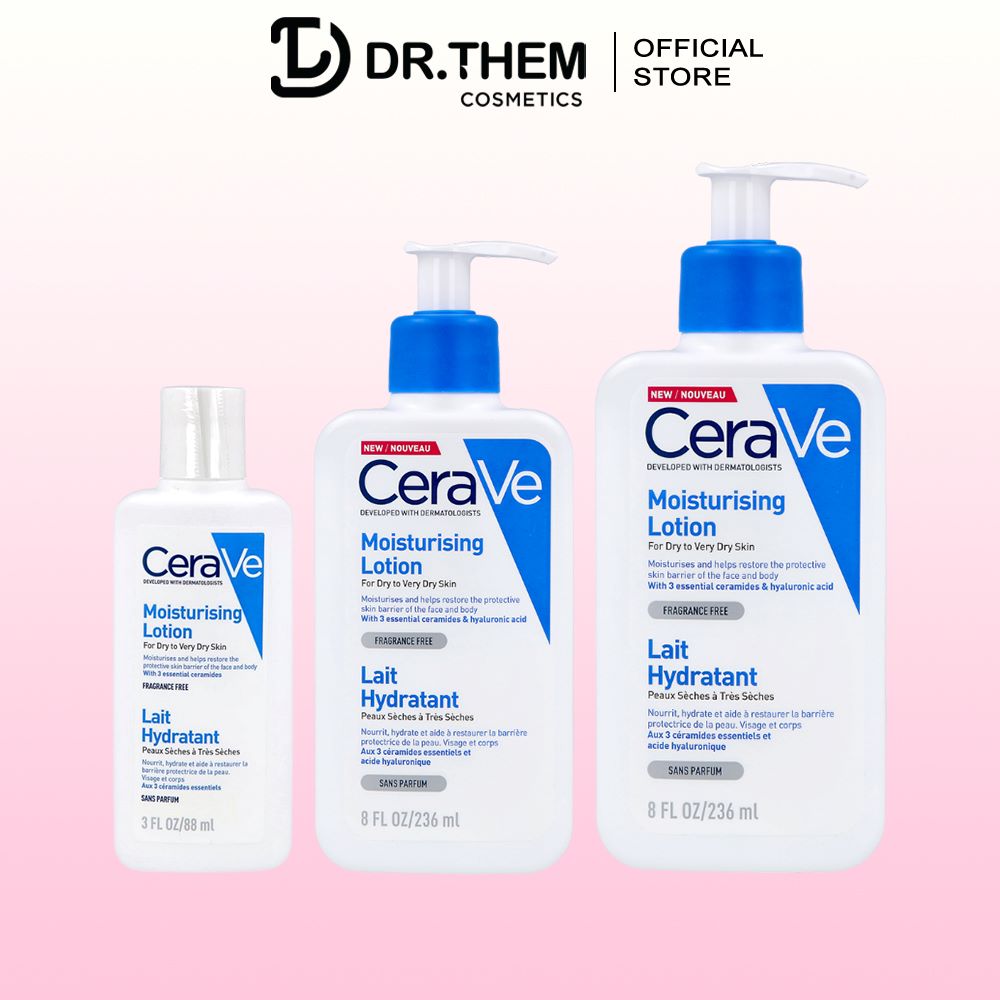 Sữa Dưỡng Ẩm CeraVe Dành Cho Da Khô CeraVe Moisturising Lotion 88ml – 236ml – 473ml