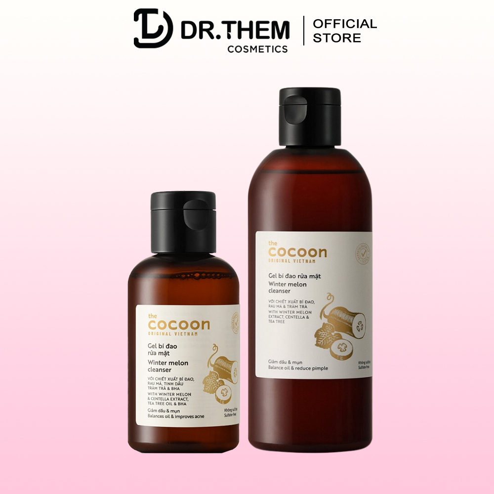 Gel Bí Đao Rửa Mặt Cocoon Giảm Dầu & Mụn 140ml/310ml