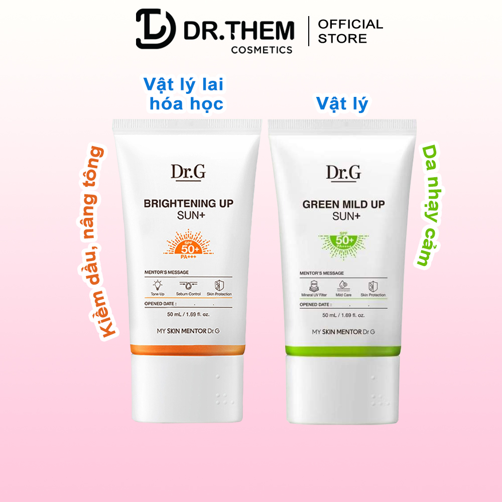 Kem Chống Nắng Dưỡng Sáng Da Dr.G Brightening Up Sun+ SPF50+ PA+++