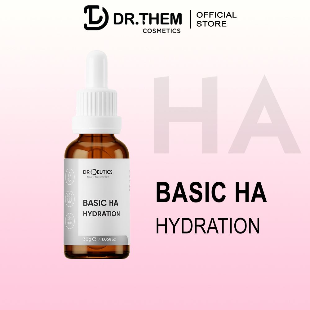 Drceutics Tinh Chất Cấp Ẩm Cho Da Dầu Mụn Basic HA Hydration 30ml