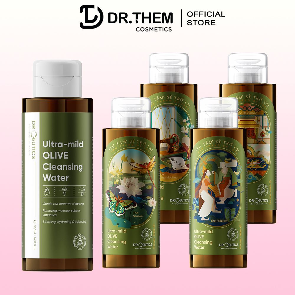 Nước Tẩy Trang Drceutics Ultra-mild OLIVE Cleansing Water 500ml