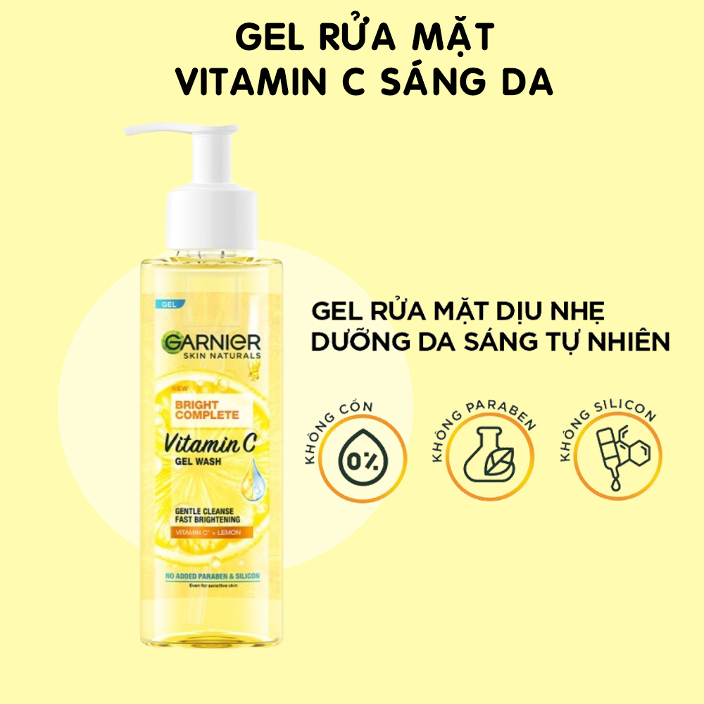 Sữa Rửa Mặt Skin Naturals Bright Complete Vitamin C 100ml/ 120ml