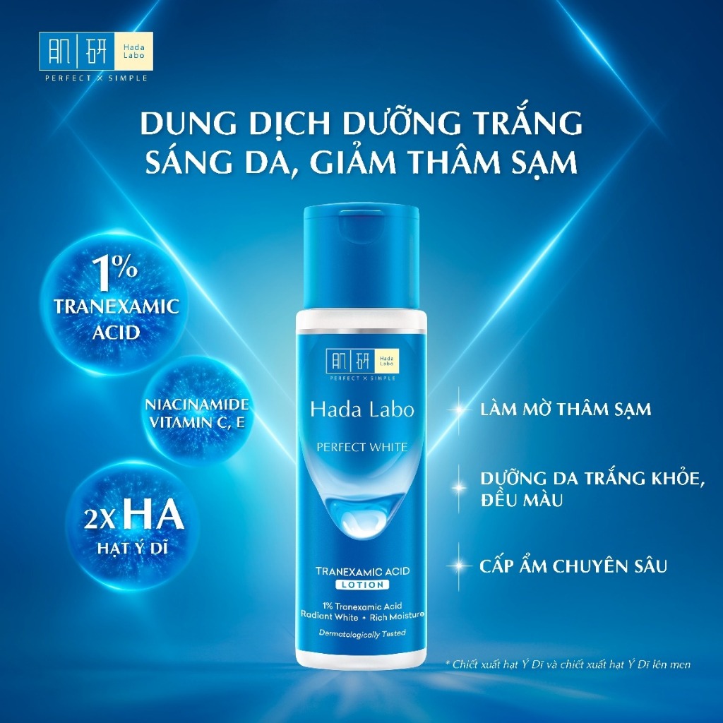 Dung Dịch Dưỡng Ẩm Hada Labo Perfect White 170ml