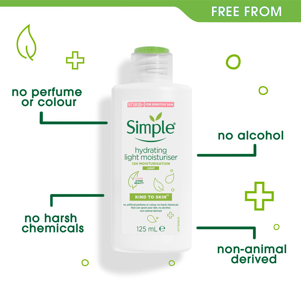 Sữa Dưỡng Ẩm Simple Hydrating Light Moisturiser 125ml