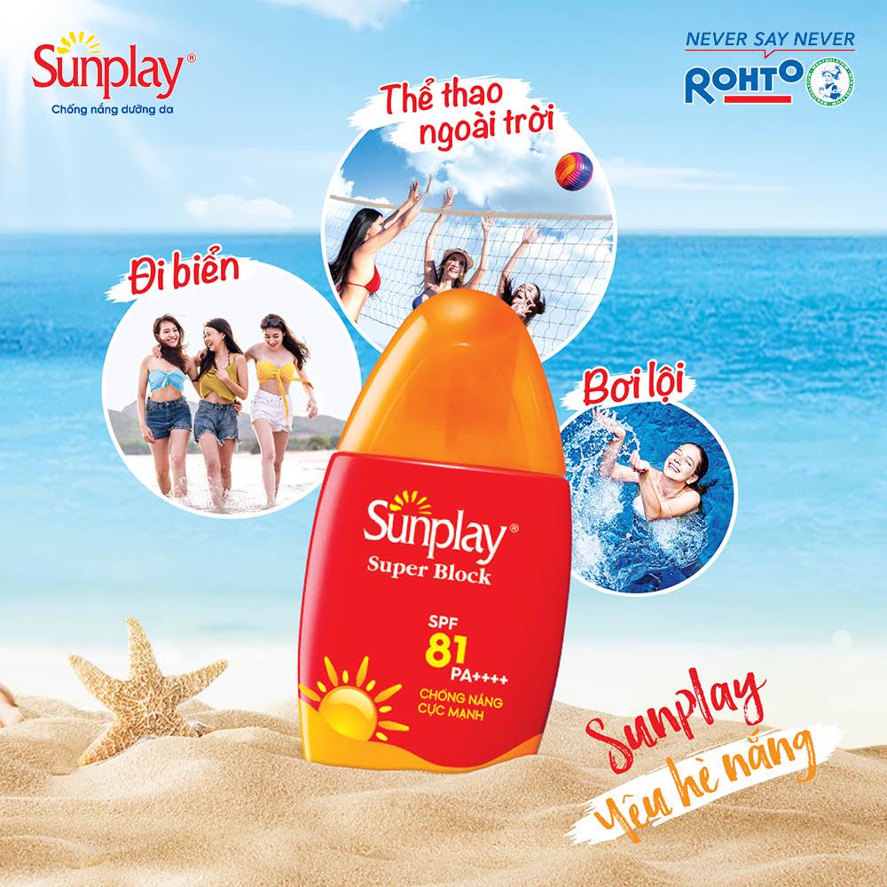 Sữa Chống Nắng Sunplay Bảo Vệ Vượt Trội SPF81 PA++++ 70g Super Block