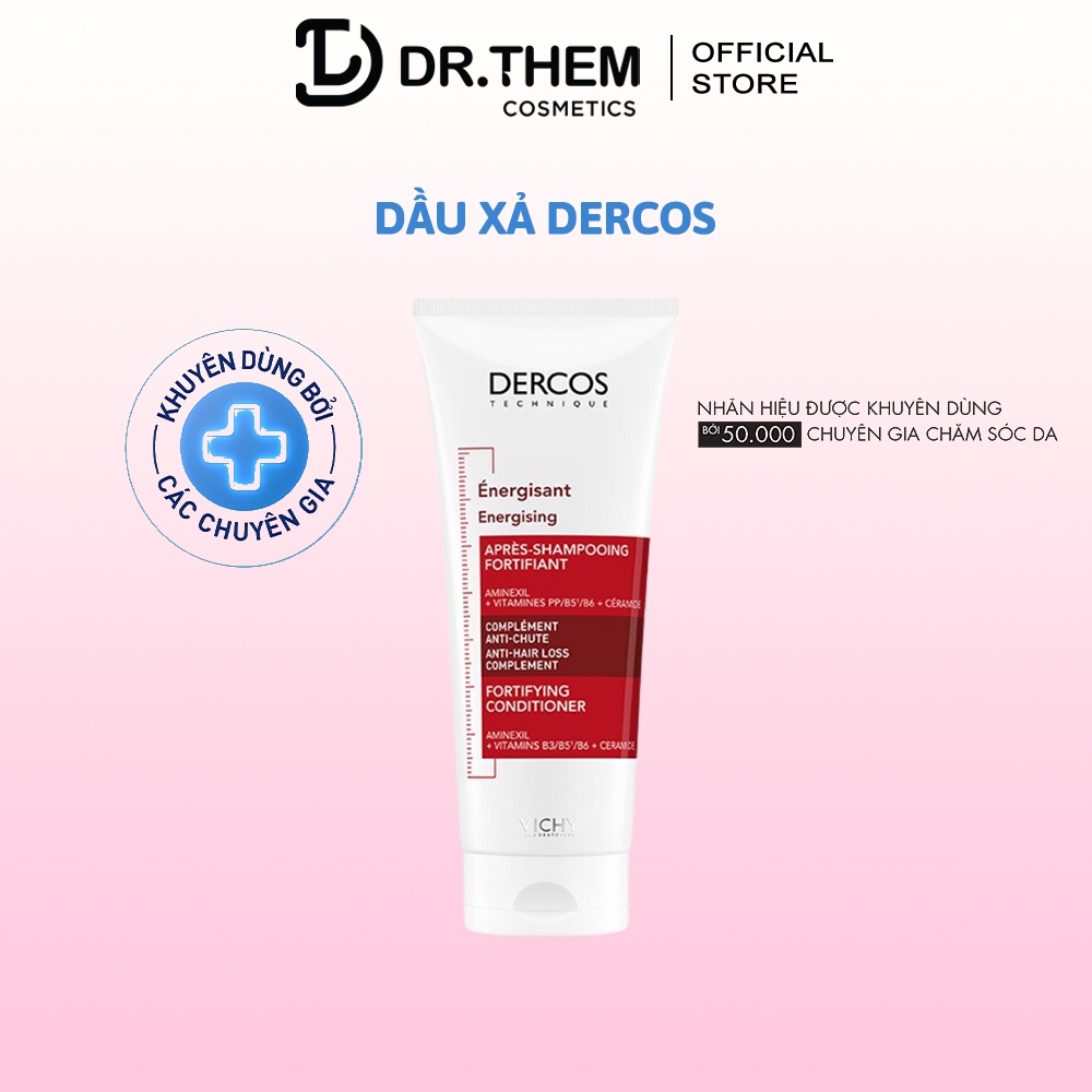 Dầu Xả Nuôi Dưỡng Tóc Chắc Khỏe, Giảm Gãy Rụng Dercos Vichy 200Ml