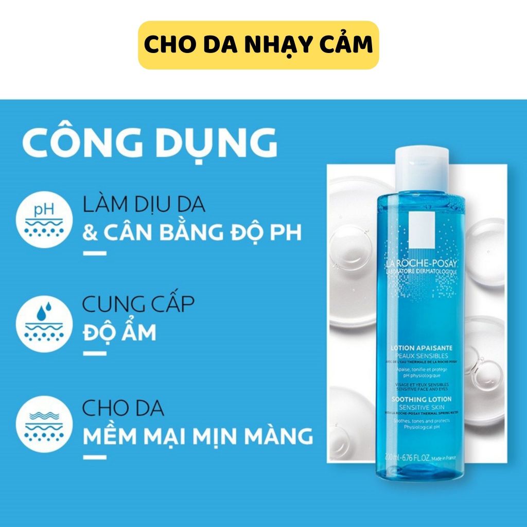 Toner Cho Da Dầu/ Da Nhạy Cảm La Roche- Posay Effaclar Astringent Toner [200ml]