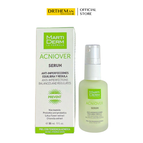 Tinh Chất Giảm Mụn Acniover Martiderm Serum [30ml]