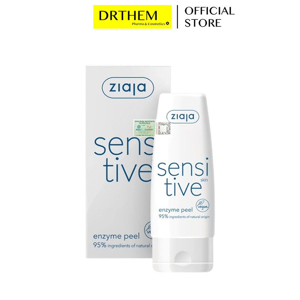 Tẩy Tế Bào Chết Ziaja Sensitive Skin Enzyme Peeling [60ml]